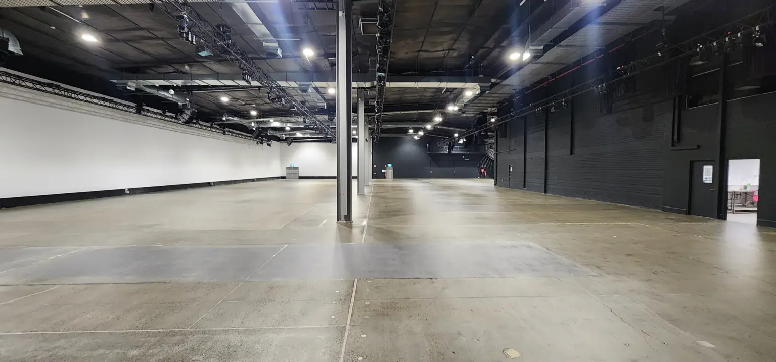 Commercial seamless flooring installation in Alexandria office space