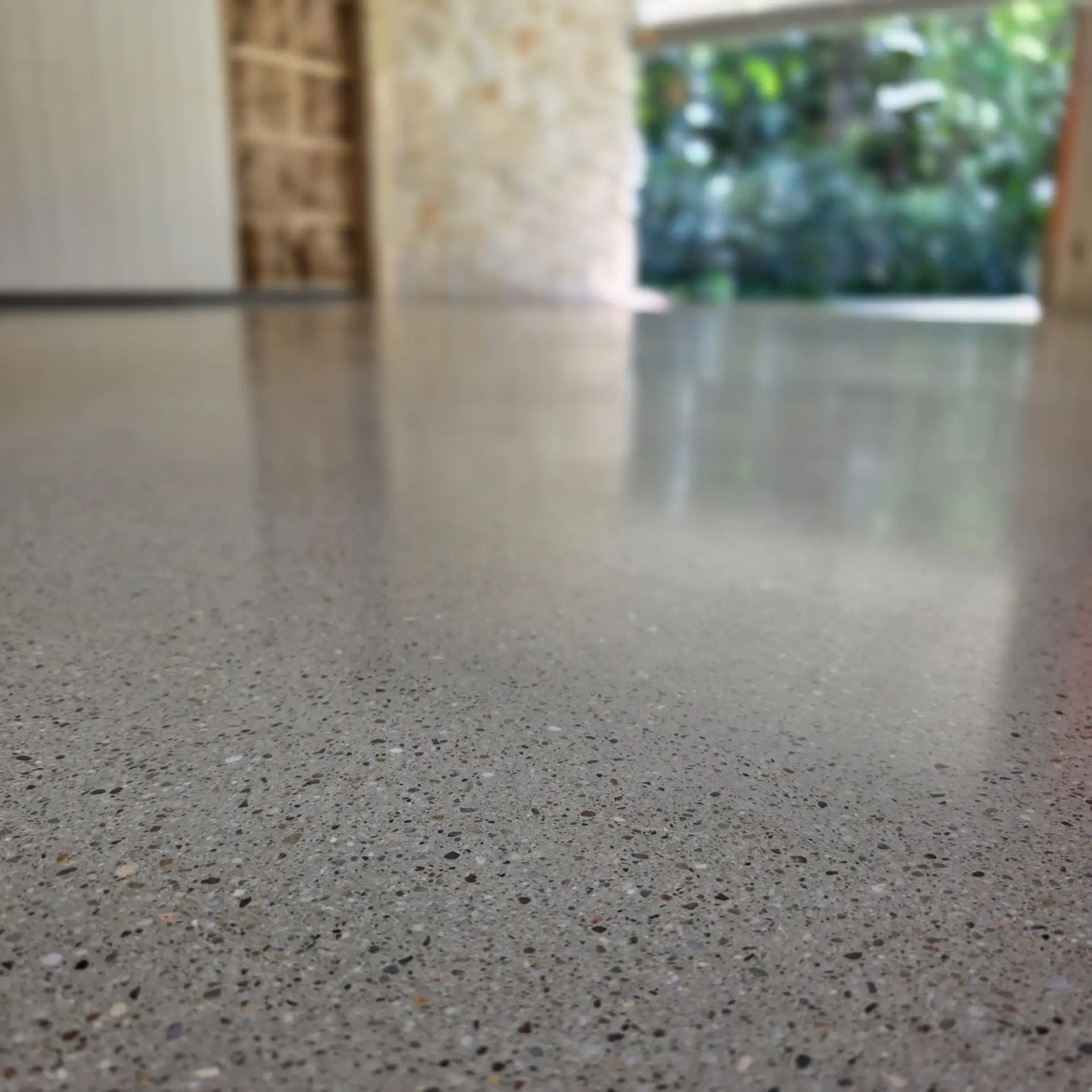 Avalon Beach residential custom terrazzo floor - main view