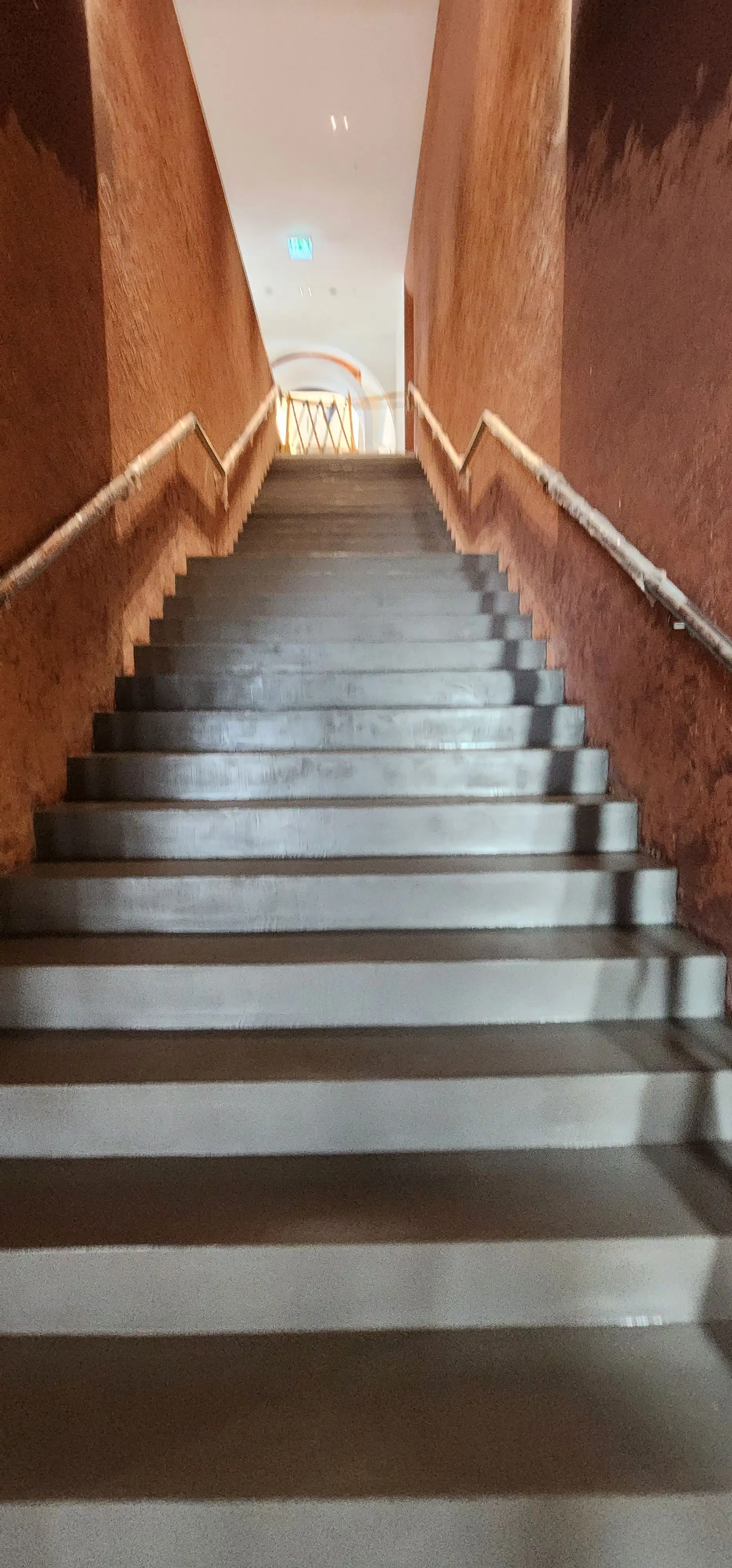 One Playground microcement finish on stairs