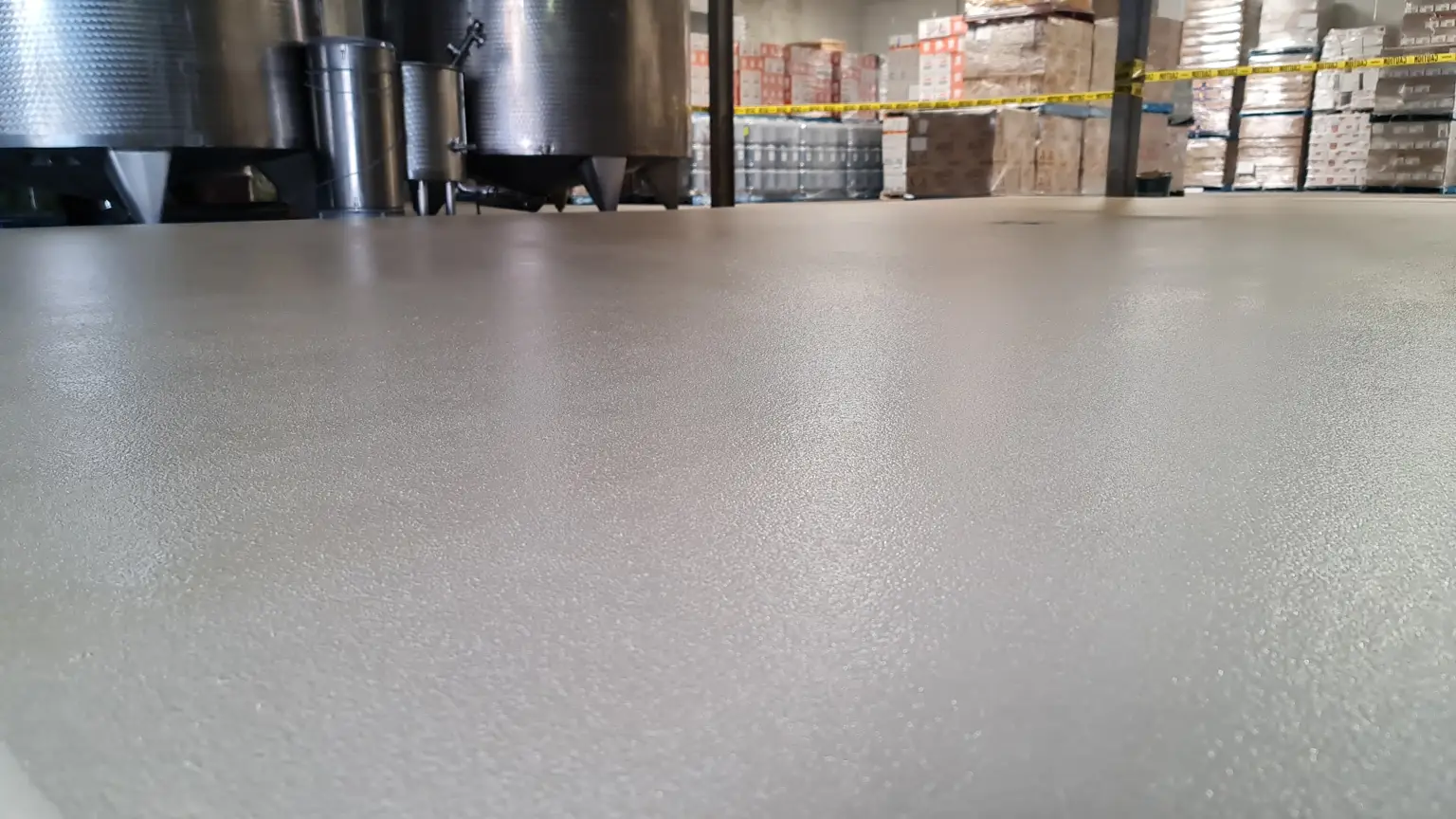 PU-cement seamless flooring installation for commercial kitchen facility