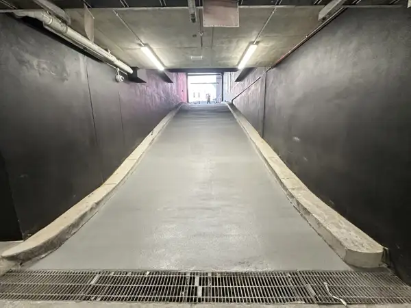 Steep Access Ramp — Concrete Repair & MMA
