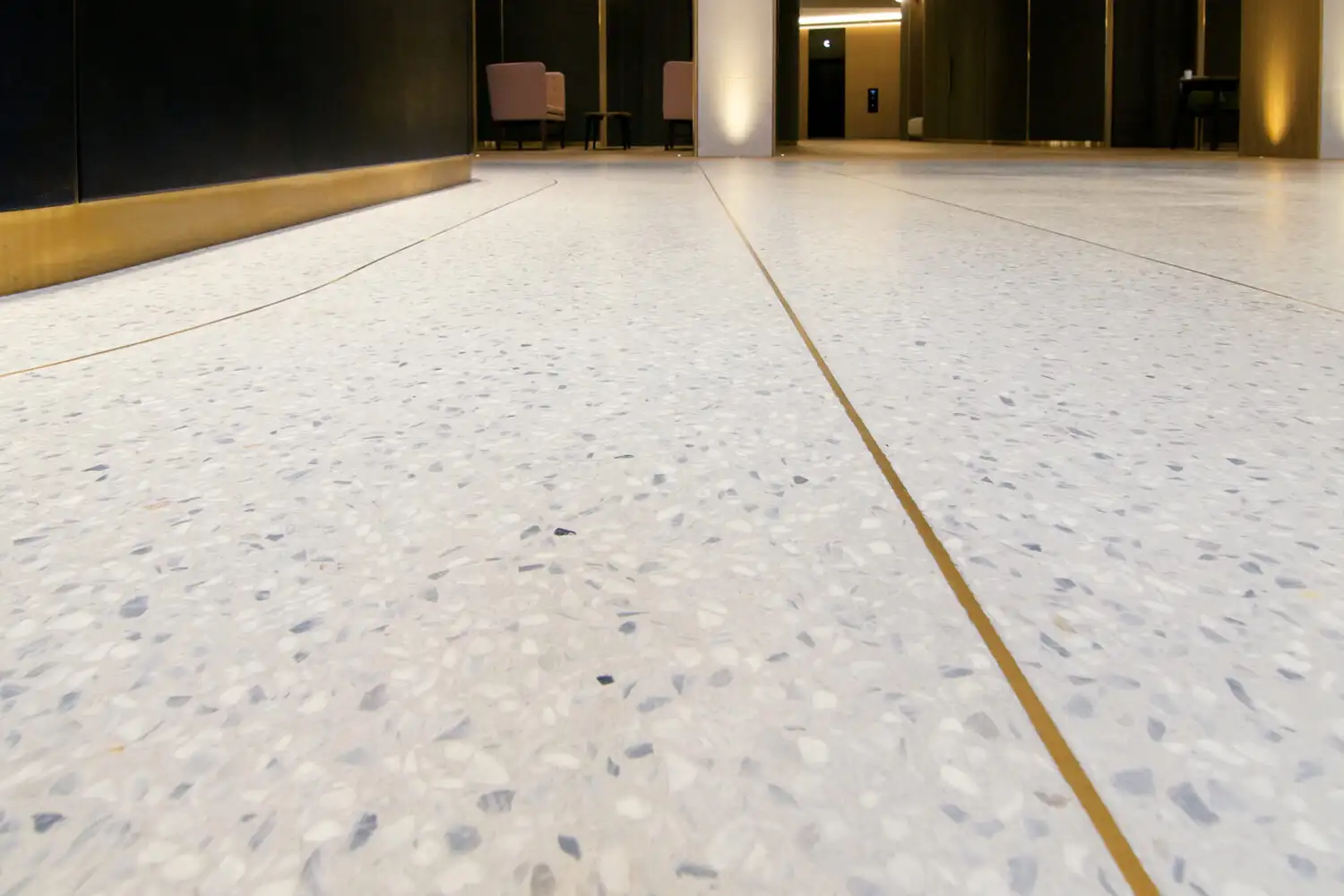Terrazzo flooring