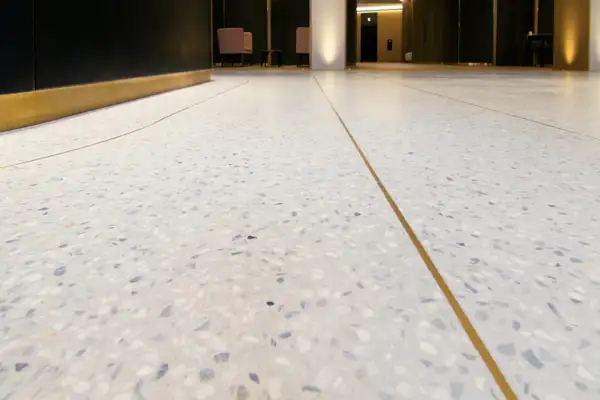 Terrazzo flooring